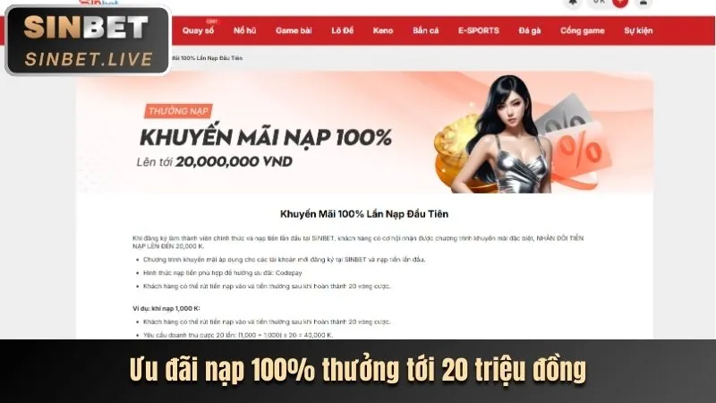 Khuyến mãi hoàn trả hàng ngày tại 68GB